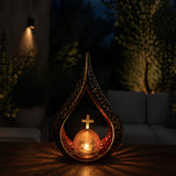 Solar grave candle, "Tears of Remembrance," LED 0.06W, 20,000-hour runtime, max brightness 2.5 lm, 77200, Znicz-lux, 2 pieces