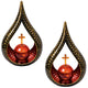 Solar grave candle, "Tears of Remembrance," LED 0.06W, 20,000-hour runtime, max brightness 2.5 lm, 77200, Znicz-lux, 2 pieces