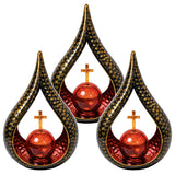 Solar Grave Candle, Tears of Remembrance, LED 0.06W, 20,000-hour runtime, max brightness 2.5 lm, 77200, Znicz-lux, 3 pieces
