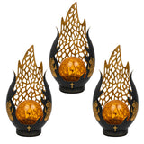 Solar Grave Candle, Eternal Flame, LED 0.06W, 20,000-hour runtime, max brightness 2 lm, 77208, Znicz-lux, 3 pieces