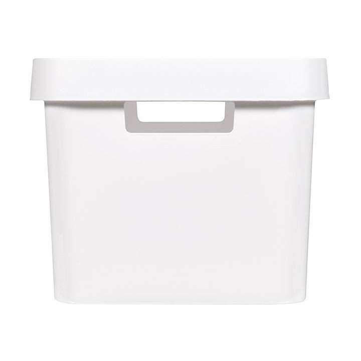 Curver Infinity 17L White Storage Container with Lid, 4-Pack