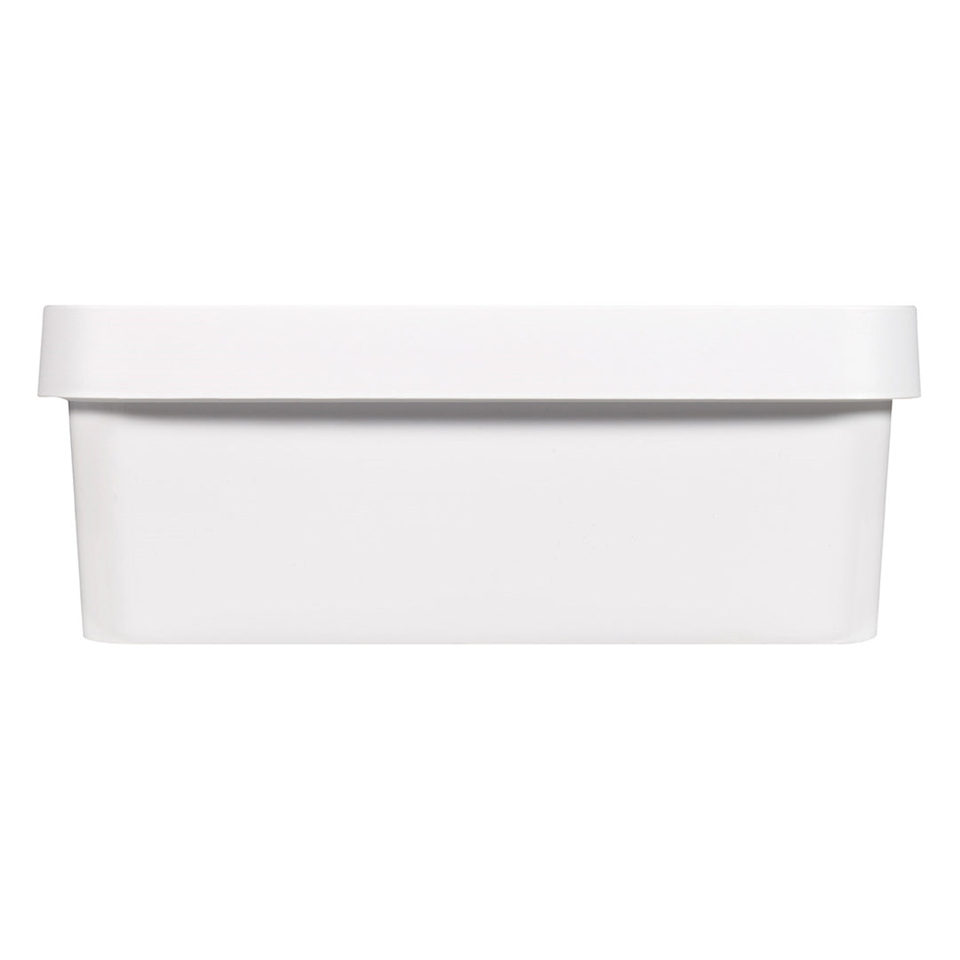 Curver Infinity 11L White Storage Container with Lid, 4-Pack