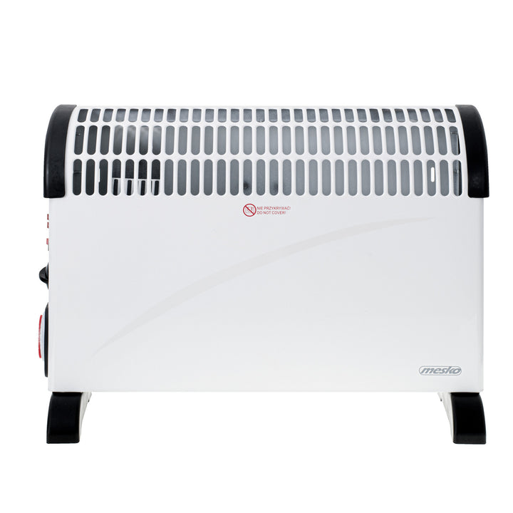 Electric convection heater, thermostat, 2000W, 24-hour timer, white, 150 cm cord, Mesko, MS 7741W