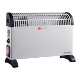Electric convection heater, thermostat, 2000W, 24-hour timer, white, 150 cm cord, Mesko, MS 7741W