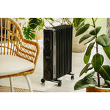 Oil-filled radiator, 11 fins, 2500W, remote control, LED display, thermostat, Camry CR 7813
