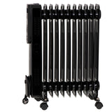 Oil-filled radiator, 11 fins, 2500W, remote control, LED display, thermostat, Camry CR 7813