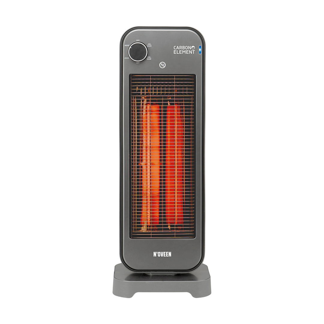 Radiant Heater, Infrared 900W, 2 Heat Settings, Noveen