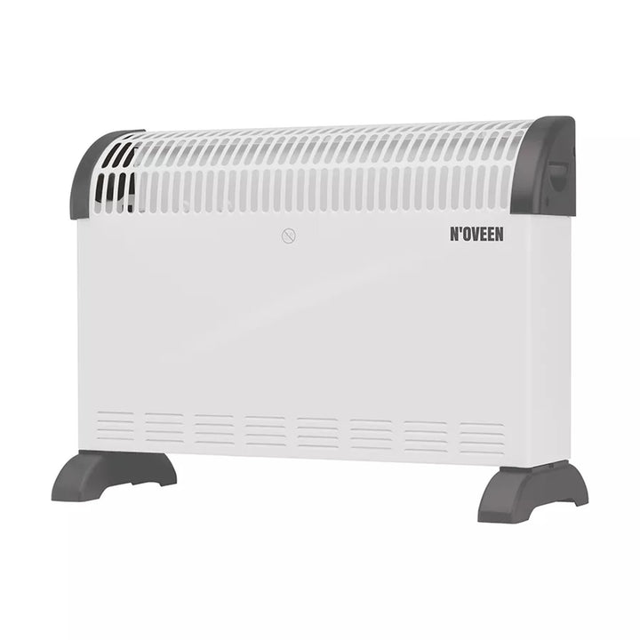 Electric convection heater, 2000 W, thermostat, white, Noveen