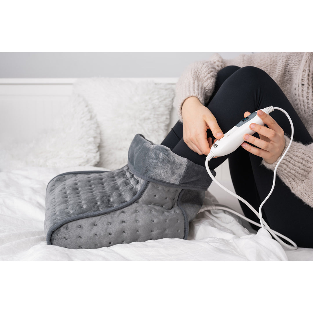 Electric boot, foot warmer with remote control, 3 settings, 100 W, Noveen