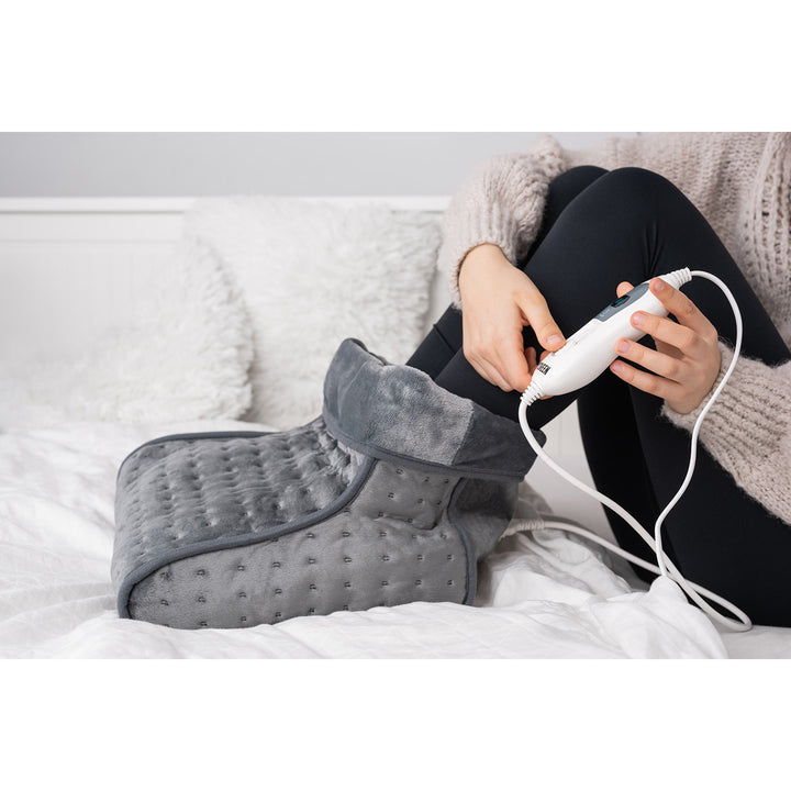 Electric boot, foot warmer with remote control, 3 settings, 100 W, Noveen