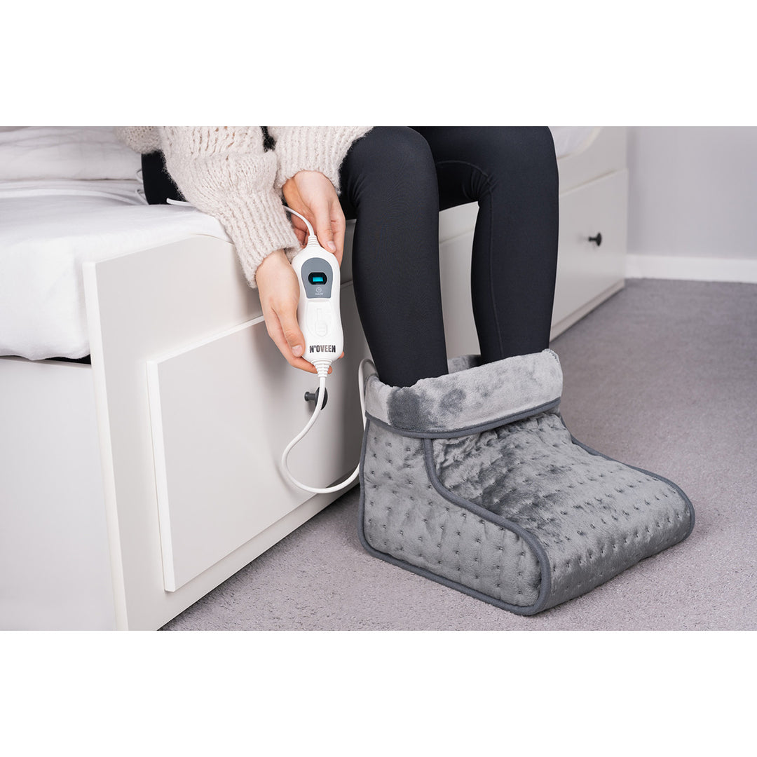 Electric boot, foot warmer with remote control, 3 settings, 100 W, Noveen