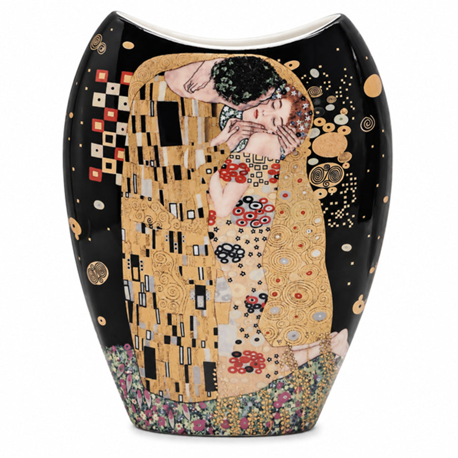 Gustav Klimt "The Kiss" Porcelain Vase, Queen Isabell