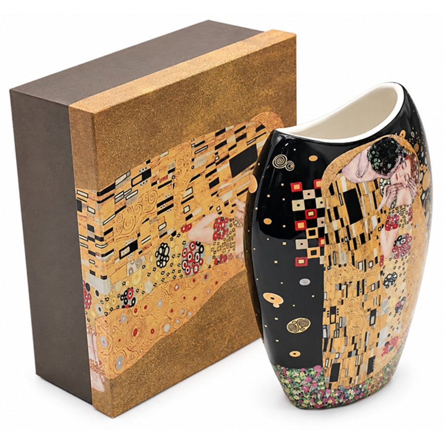 Gustav Klimt "The Kiss" Porcelain Vase, Queen Isabell