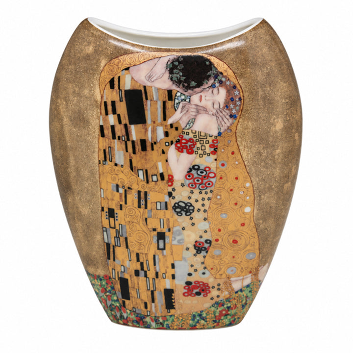 Porcelain vase in a gift box, Klimt's "The Kiss" collection