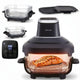 LOVIO PureFry Ultra Crisp LVAF003BK Oil-Free Air Fryer, 4L + 1.5L, 1550W, Black, Glass Baskets