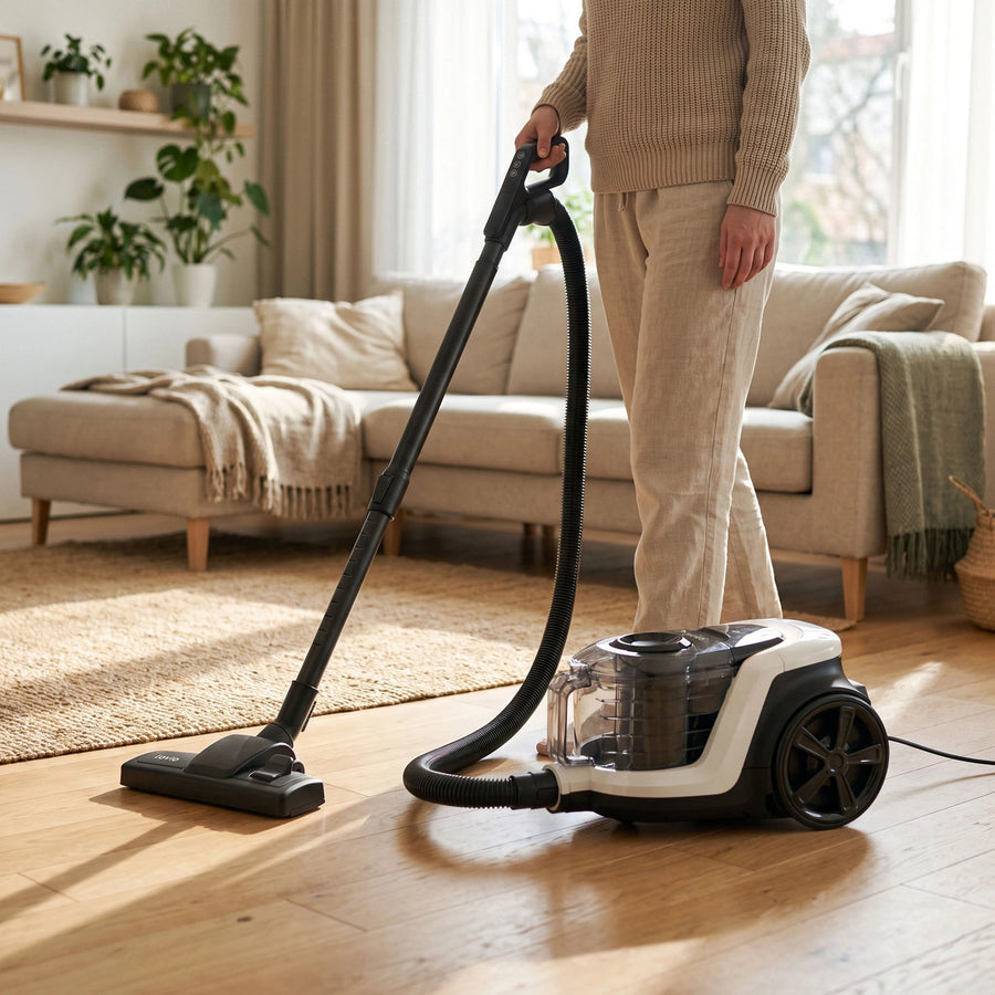 LOVIO VacuuFlex L PRO LVCVC004 Bagless Vacuum Cleaner, 899W, 3L, with Remote Control