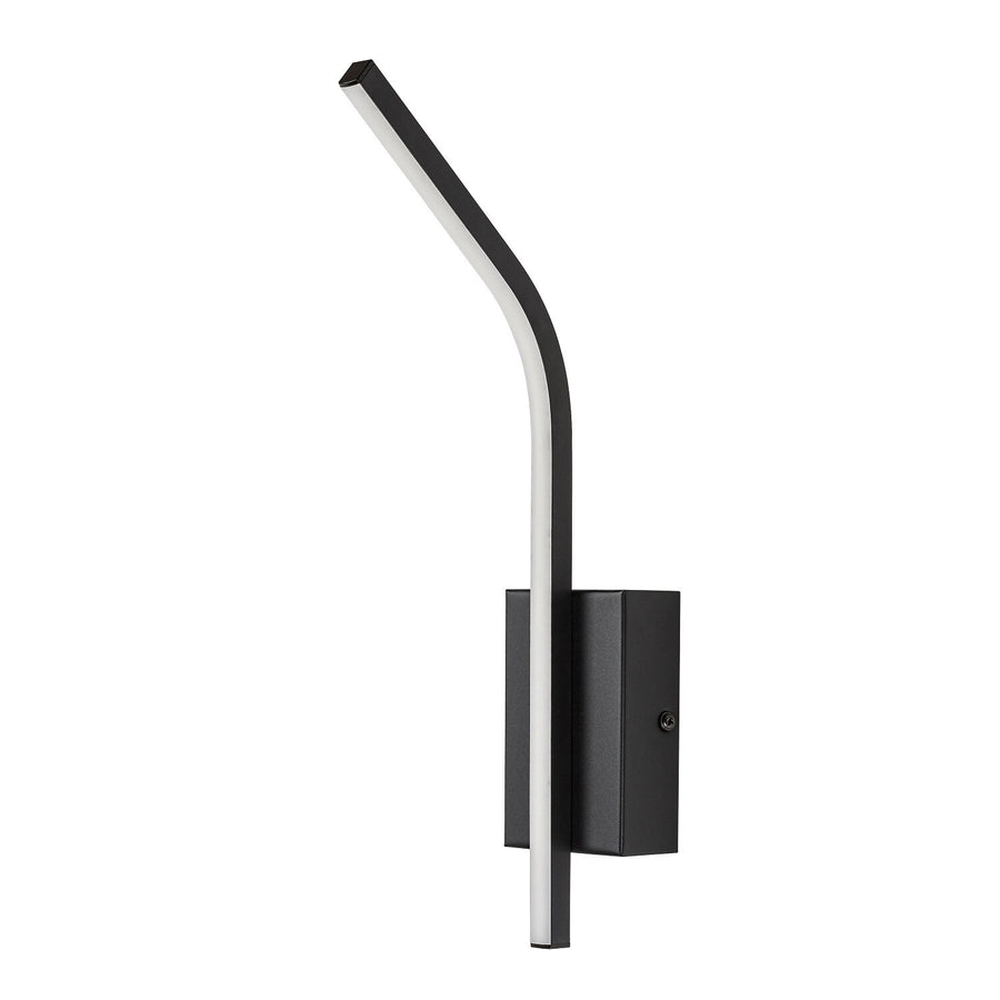 Tilmann Indoor Wall Sconce, Black, 10W LED, 550 lm, 4000K, H36 cm, IP44, Touch-Activated, 75088