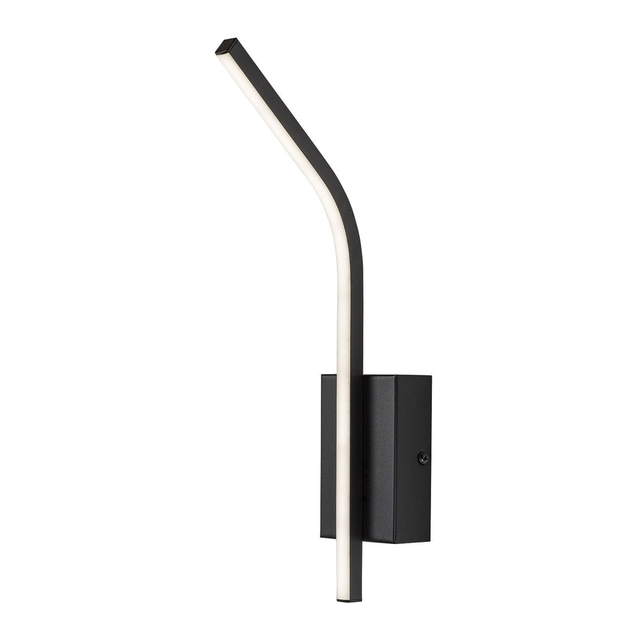 Tilmann Indoor Wall Sconce, Black, 10W LED, 550 lm, 4000K, H36 cm, IP44, Touch-Activated, 75088