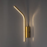 Tilmann Indoor Wall Sconce, Gold, 10W LED, 550 lm, 4000K, H36 cm, IP44, Touch-Activated, 75089