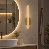 Tilmann Indoor Wall Sconce, Gold, 10W LED, 550 lm, 4000K, H36 cm, IP44, Touch-Activated, 75089