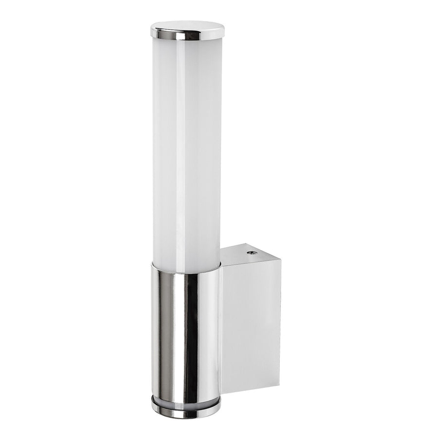 Tenero Indoor Wall Sconce, LED 6W, 4000K, 600 lm, H 29 cm, Chrome, IP44, 75100