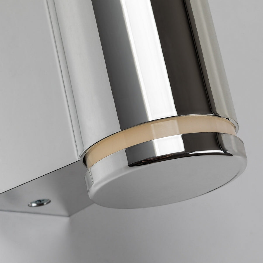 Tenero Indoor Wall Sconce, LED 6W, 4000K, 600 lm, H 29 cm, Chrome, IP44, 75100