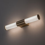 Bathroom Wall Sconce, Calyn, LED 8W, 4000K, 620 lm, L40 cm, Gold, IP44, 75104