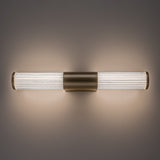 Bathroom Wall Sconce, Calyn, LED 8W, 4000K, 620 lm, L40 cm, Gold, IP44, 75104