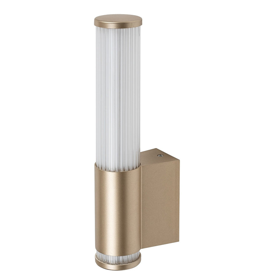 Bathroom Wall Sconce, Calyn, LED 6W, 4000K, 530 lm, H29 cm, Gold, IP44, 75106