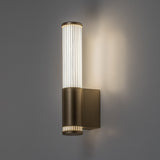 Bathroom Wall Sconce, Calyn, LED 6W, 4000K, 530 lm, H29 cm, Gold, IP44, 75106