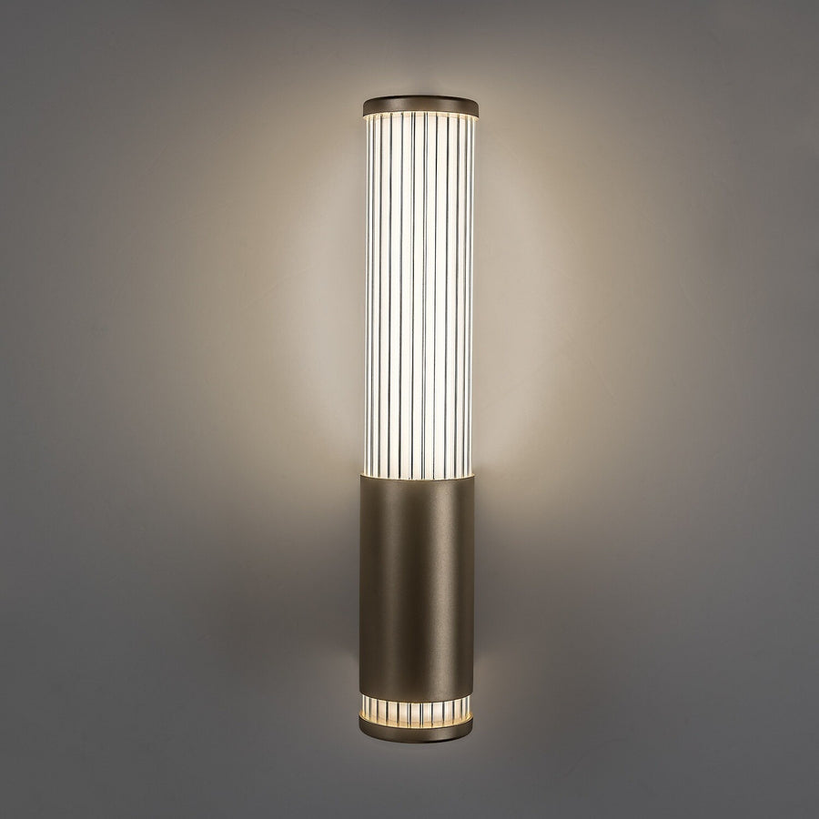Bathroom Wall Sconce, Calyn, LED 6W, 4000K, 530 lm, H29 cm, Gold, IP44, 75106