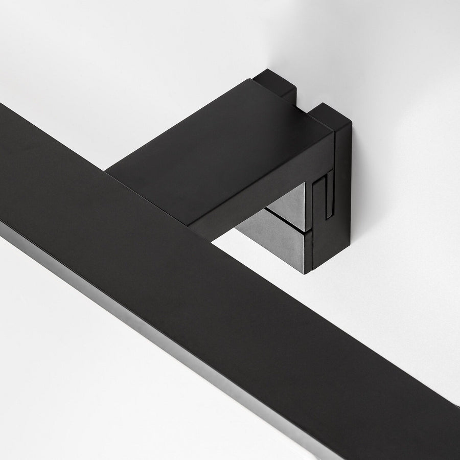 Bathroom Wall Sconce, Seyra, LED 8W, 4000K, 650 lm, L40 cm, Black, IP44, 75112