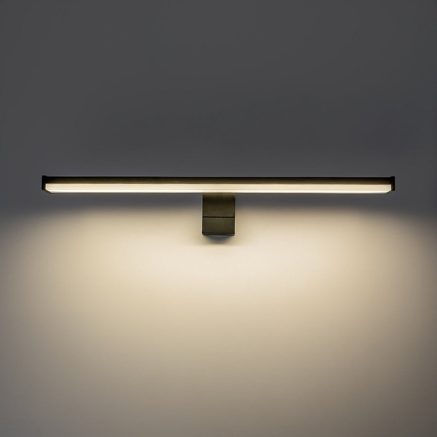 Bathroom Wall Sconce, Seyra, LED 8W, 4000K, 650 lm, L40 cm, Black, IP44, 75112