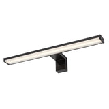 Bathroom Wall Sconce, Seyra, LED 8W, 4000K, 650 lm, L40 cm, Black, IP44, 75112