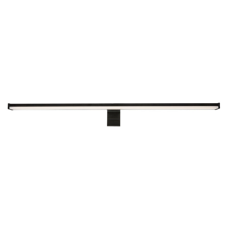 Bathroom Wall Sconce, Seyra, LED 12W, 4000K, 910 lm, L60 cm, Black, IP44, 75113