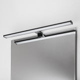 Bathroom Wall Sconce, Seyra, LED 12W, 4000K, 910 lm, L60 cm, Black, IP44, 75113