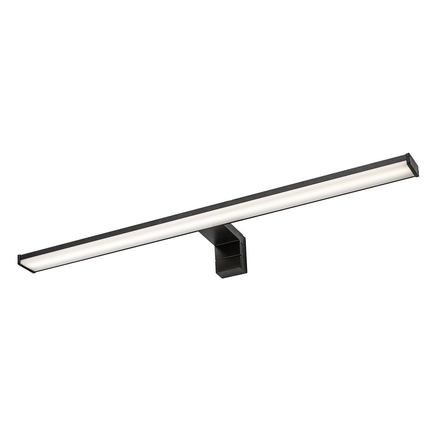 Bathroom Wall Sconce, Seyra, LED 12W, 4000K, 910 lm, L60 cm, Black, IP44, 75113