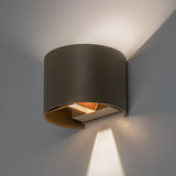 Outdoor Wall Sconce, Virna, 5W LED, 420 lm, color temperatures 2700, 4000, 6500 K, IP54, gray-beige, 77217