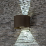 Outdoor Wall Sconce, Virna, 5W LED, 420 lm, color temperatures 2700, 4000, 6500 K, IP54, gray-beige, 77217