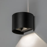 Outdoor Wall Sconce, Virna, 5W LED, 420 lm, color temperatures 2700, 4000, 6500 K, IP54, black, 77218