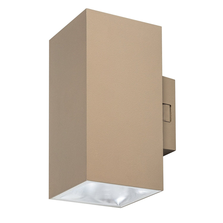 Outdoor Wall Sconce, Urfa, 18W LED, 1800 lm, color temperatures 2700, 4000, 6500 K, H 16 cm, IP65, gray-beige, 77215