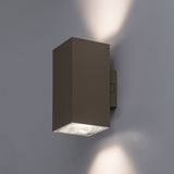 Outdoor Wall Sconce, Urfa, 18W LED, 1800 lm, color temperatures 2700, 4000, 6500 K, H 16 cm, IP65, gray-beige, 77215