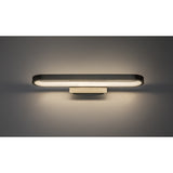 Bathroom Wall Sconce, Odran, LED 15W, 1200 lm, 4000 K, L 40 cm, gunmetal, IP44, 75114