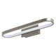 Bathroom Wall Sconce, Odran, LED 15W, 1200 lm, 4000 K, L 40 cm, gunmetal, IP44, 75114