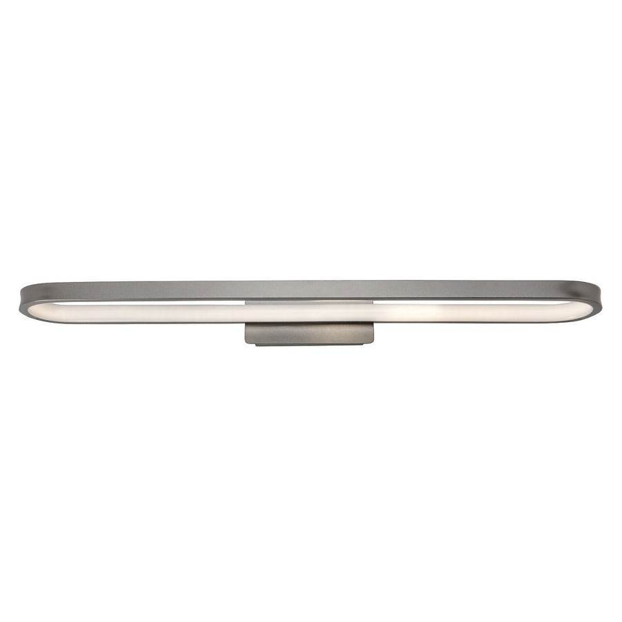 Bathroom Wall Sconce, Odran, LED 18W, 1350 lm, 4000K, L60 cm, gunmetal, IP44, 75115