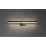Bathroom Wall Sconce, Odran, LED 18W, 1350 lm, 4000K, L60 cm, gunmetal, IP44, 75115