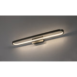 Bathroom Wall Sconce, Odran, LED 18W, 1350 lm, 4000K, L60 cm, gunmetal, IP44, 75115