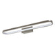 Bathroom Wall Sconce, Odran, LED 18W, 1350 lm, 4000K, L60 cm, gunmetal, IP44, 75115