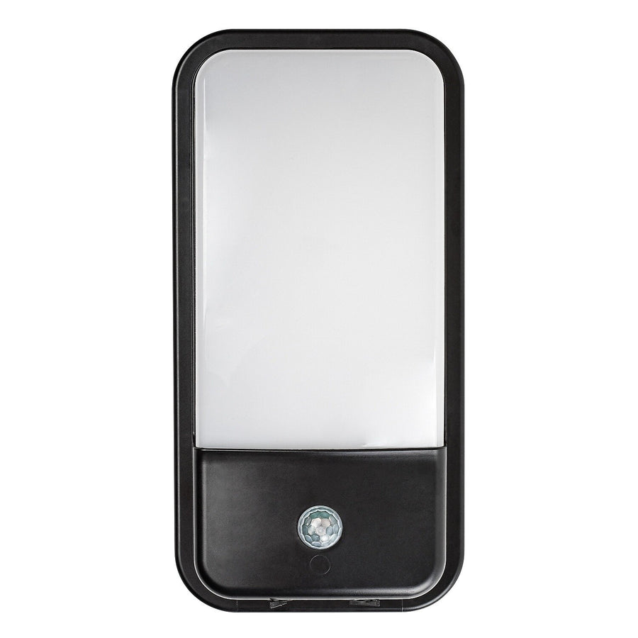 Outdoor Wall Sconce, Matzen, LED 20W, 1860 lm, 4000 K, H 30 cm, IP65, black, with PIR sensor, 77233