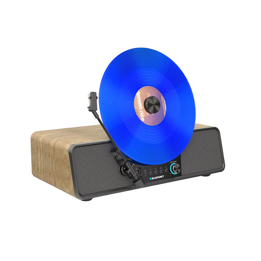 Blaupunkt Automatic Vinyl Turntable, Vertical, BT, USB, Audio-Technica Cartridge, Plays 7" and 12" Records, Varsovia VT200BT